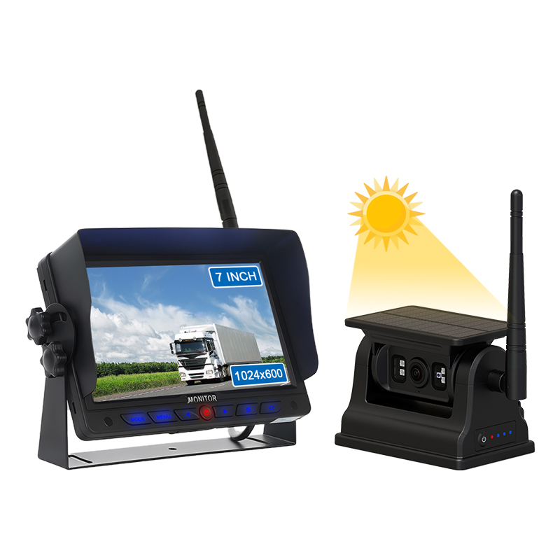 Potestne 7 Inch Wireless Monitor cum Solari Powered Camera pro Vehiculis Commercial Installation simpliciorem?
