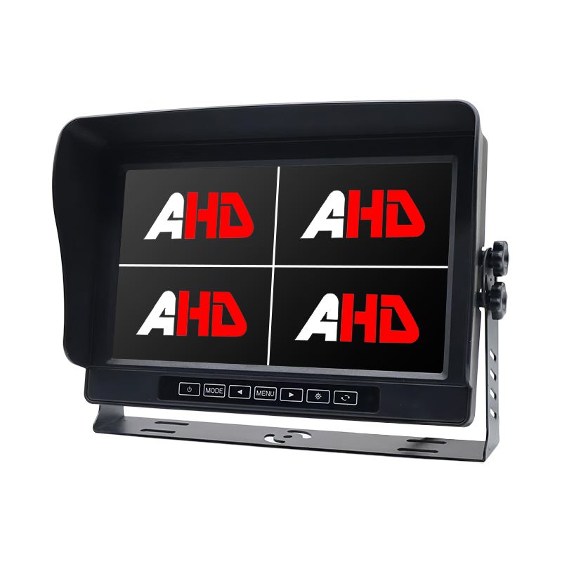 10.1 Inch IP69K IMPERVIUS 4CH AHD Inputs Quad Vehiculum Monitor Puga Puga Propono