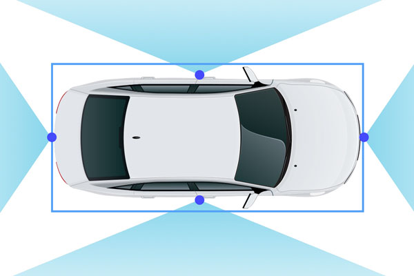 Vehiculum essentiale artificium! Postrema sententia camera efficaciter reducere ratem accidentis potest et in 360 tuto agitare.