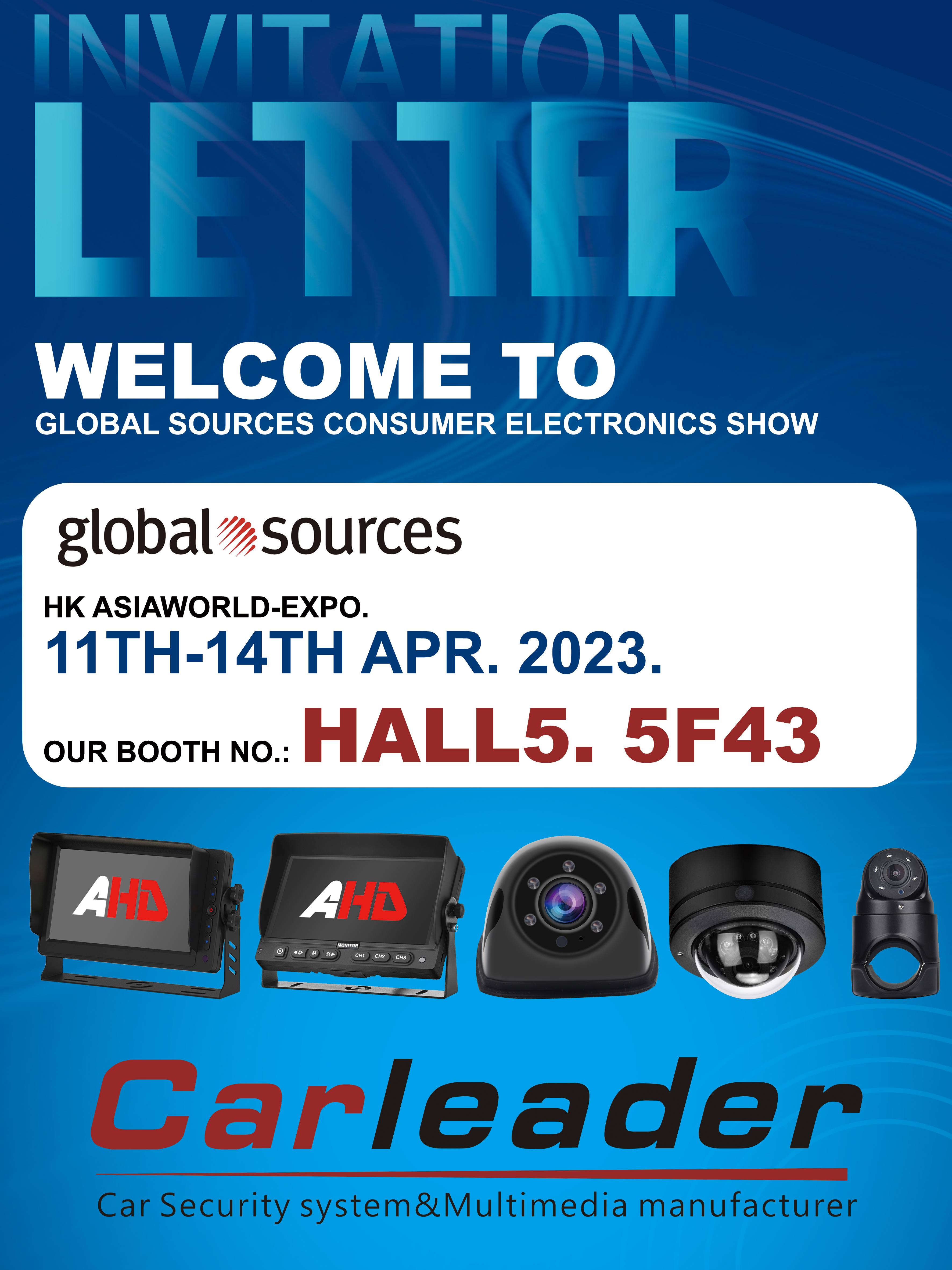 Join Us in HK Global Sources Exhibition on April 2023