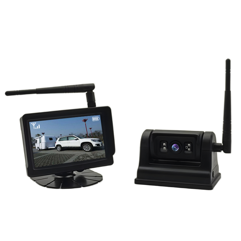 Tuam auge RV salutem cum 5 inch Magnetic Digital Wireless Low Power Consumptio Camera Kit