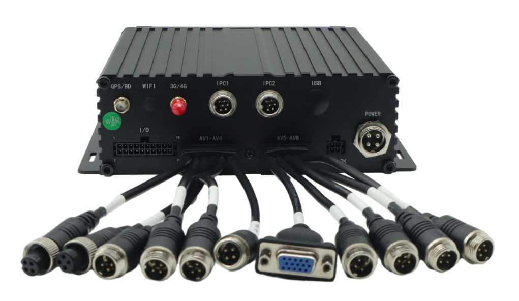 8CH HDD vehiculum mobile DVR Cum GPS Wifi ad CARRUS