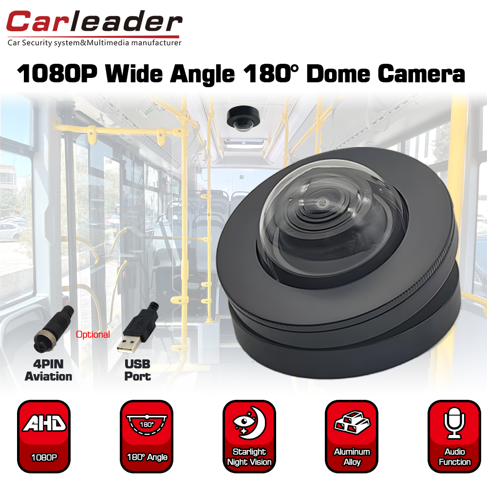 180 Degree Wide Angle Dome Camera Vehiculum