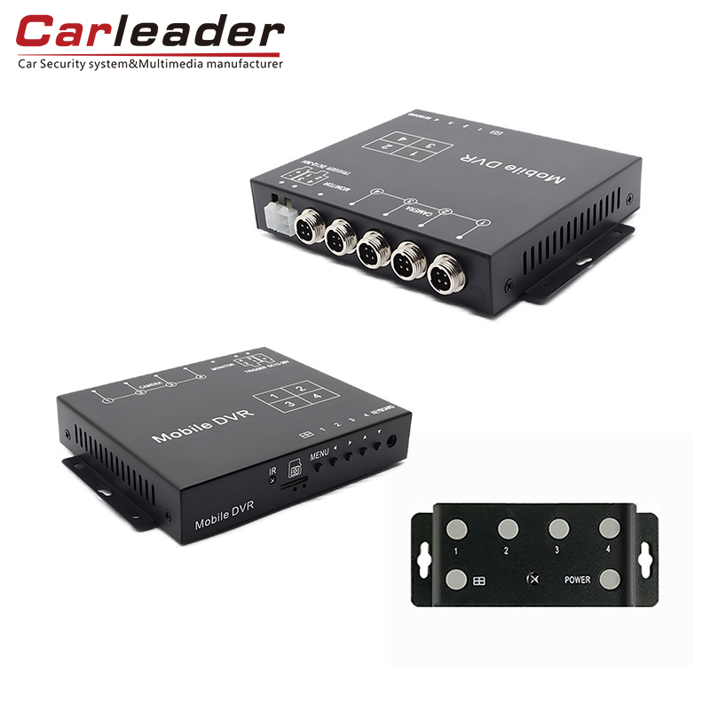 Carleader 4ch Ahd 1080p Mini Mobile DVR Support TF card repono