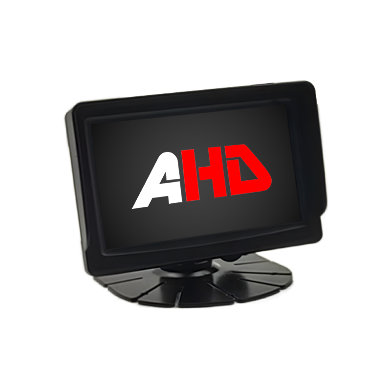 Carleader 5 Inch 2CH AHD Inputs Vehiculum Tergum Monitor - AHD Monitor Conbined cum Foedere et Functional