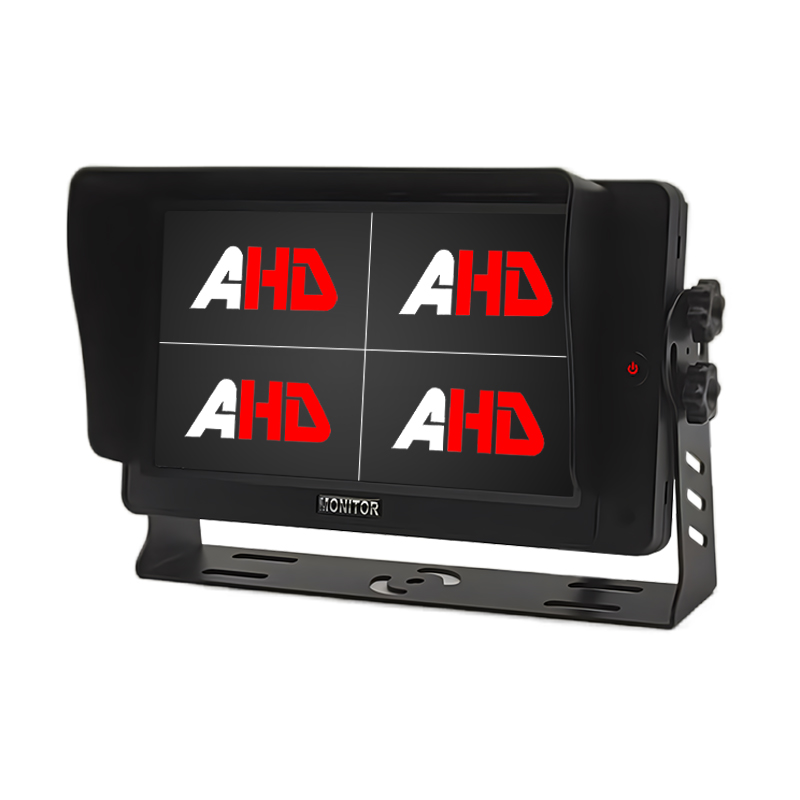 Carleader 7 Inch High Brightness AHD Quad View Gravis Officium Vehiculum Bus truck Monitor