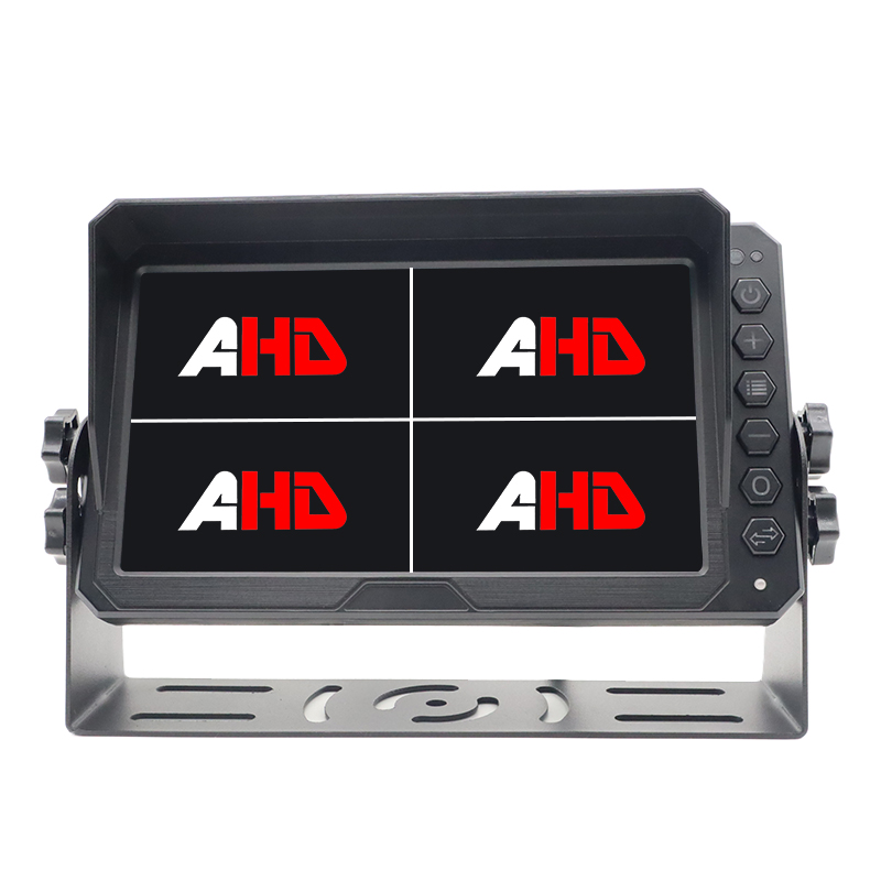 Carleader 7 Inch 4CH Quad Propono AHD Gravis Officium Vehiculum Tergum Monitor