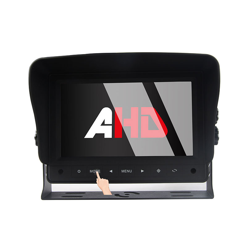 Carleader 7 Inch Puga pyga 2CH Gravis Officium AHD Vehiculum Montior