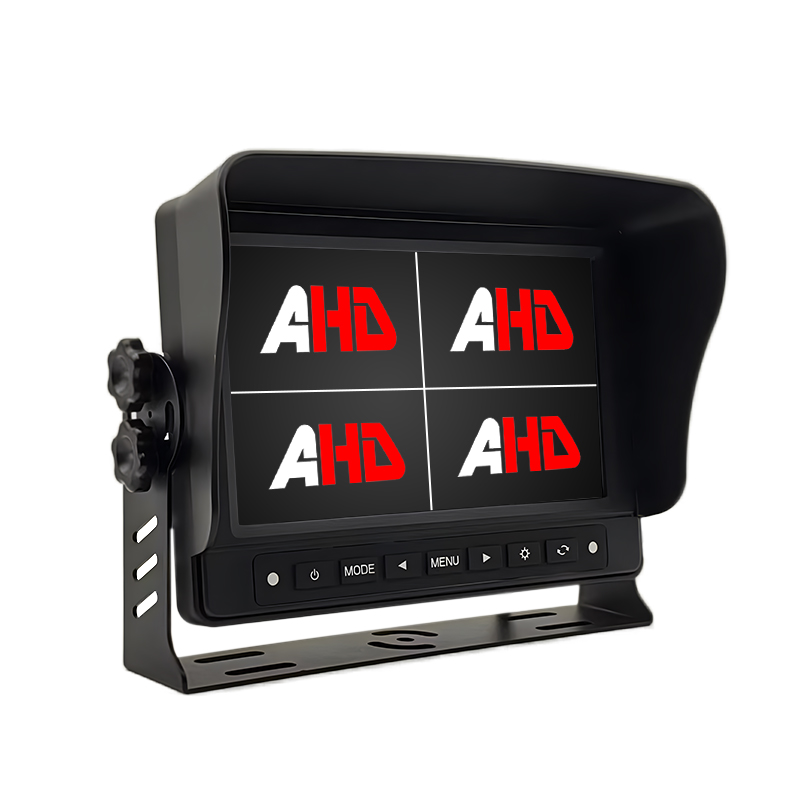 Carleader 7 Inch IMPERVIUS Quad Split Propono Gravis Officium Truck Monitor