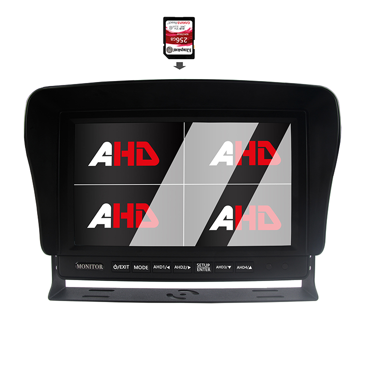 Carleader 9 Inch Quad Propono Truck Video Recording AHD Monitor Carleader 9 Inch Quad Propono Truck Video Recording AHD Monitor