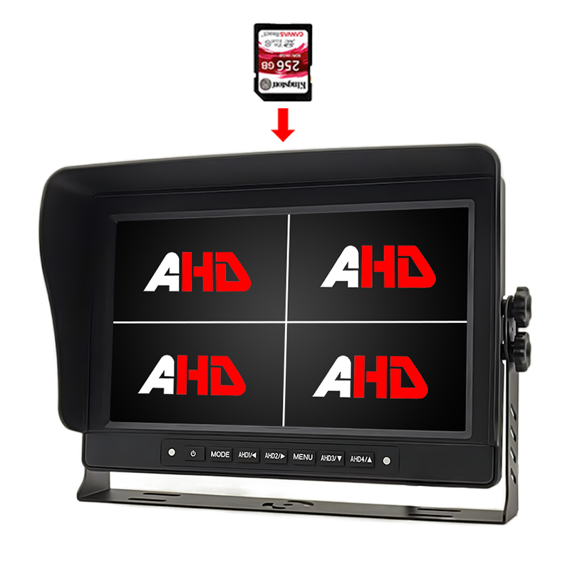 Carleader 10.1 Waterproof Quad View Propono Video Recording AHD Monitor