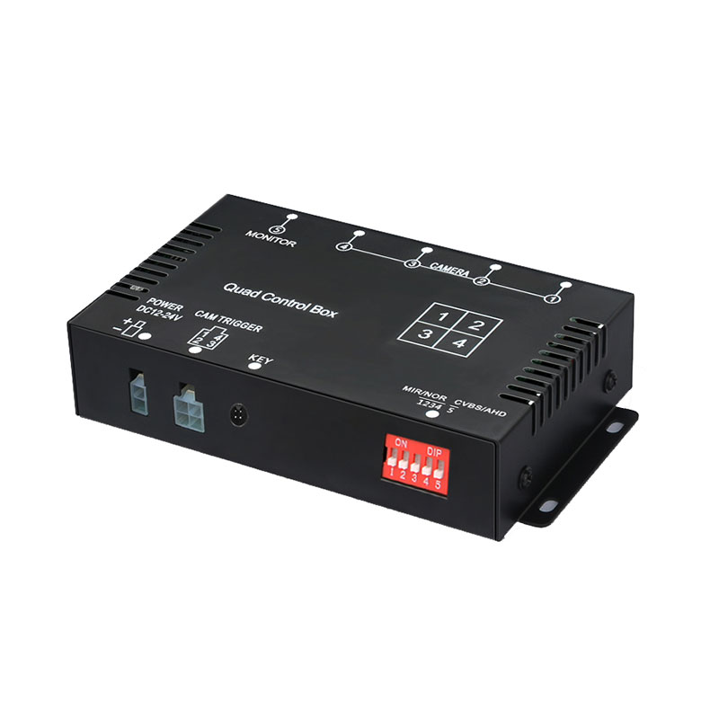 4CH AHD 720P/CVBS Vehiculum Video Splitter ad Truck Camera Systems