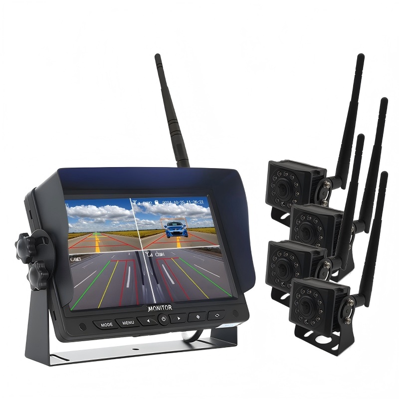 7 Inch 2.4GHz Wireless Monitor et Camera Ratio cum AI Function
