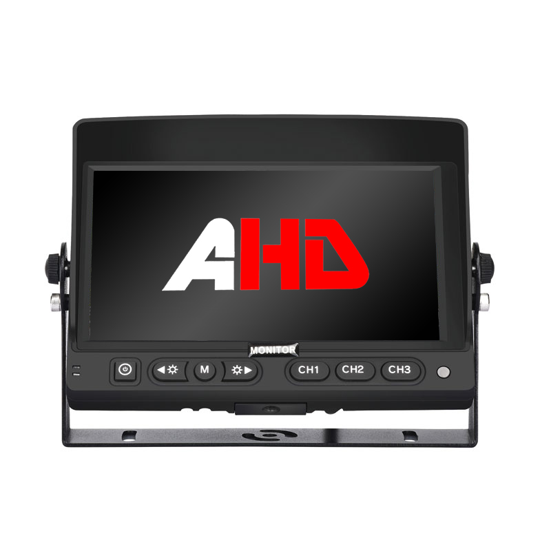 7 Inch 3CH AHD Inputs Vehiculum Tergum Monitor