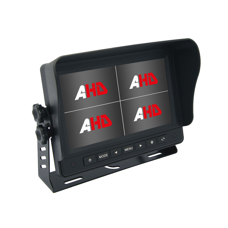7 Inch 4CH Quad View Propono AHD Vehiculum Monitor