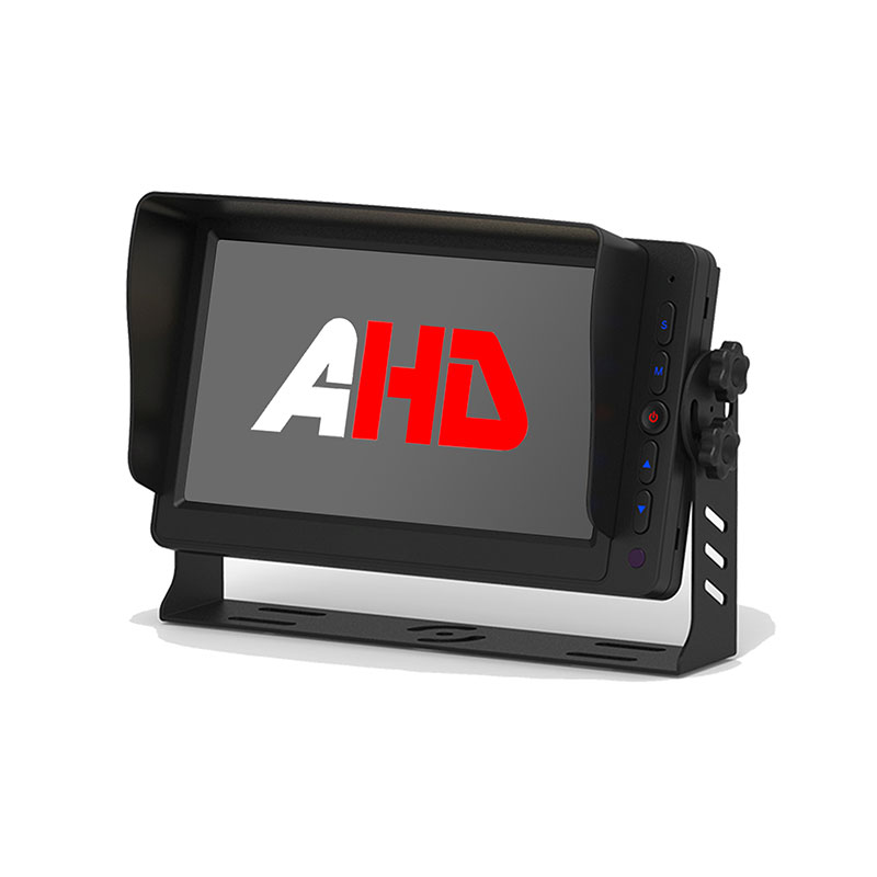 VII Inch AHD Vehiculum Monitor cum V Backlit Puga ac Dual Video Inputs