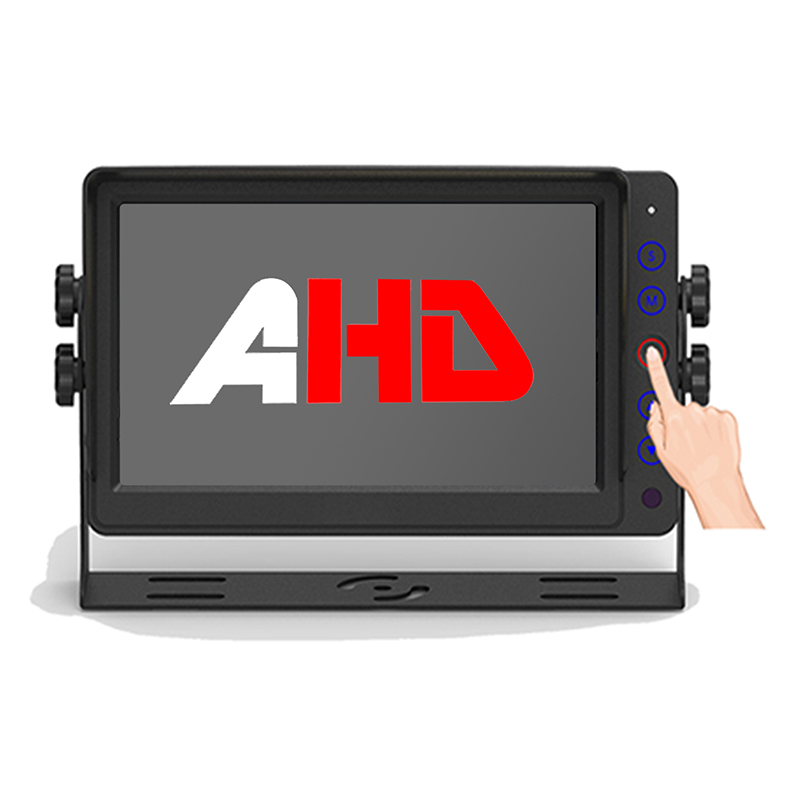 VII Inch Commercial Vehiculum Monitor cum AHD Video Inputs et Longinquus Imperium