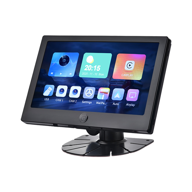 7 Inch IPS 2AV AHD Vehiculum Monitor Support CarPlay Multimedia