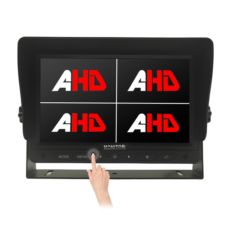 7 Inch Quad Split Screen AHD Touch Button Reverse Monitor