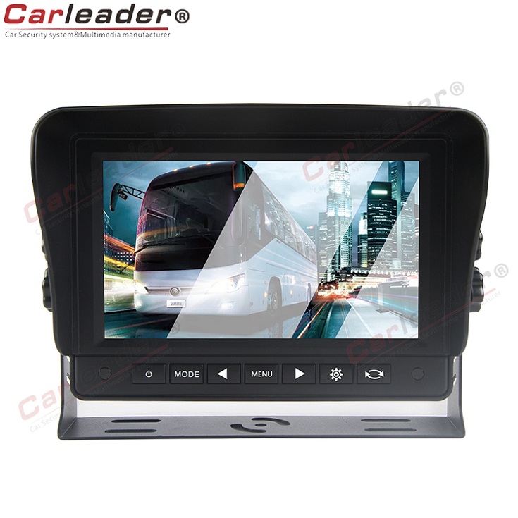 Gravis 7inch Officium vehiculum Dash monte duae DE CAMERA potenti et Monitor Lizard