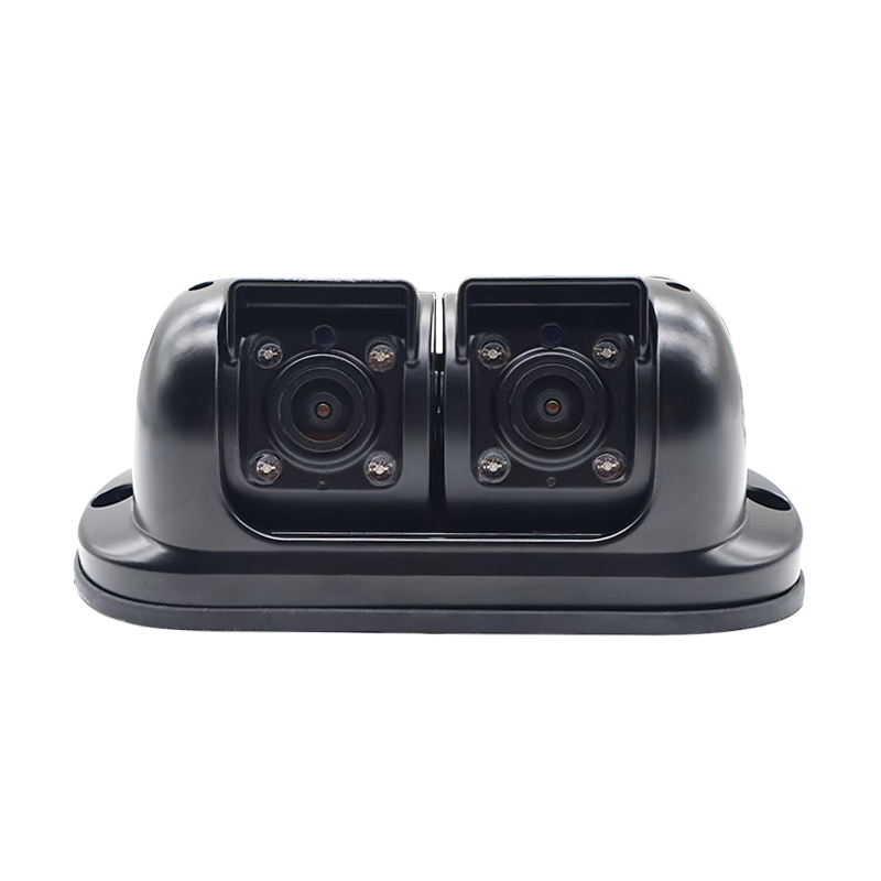 Infrared Dual Lens Audi View Camera pro trucks et vehicula Commercial cum IP69K